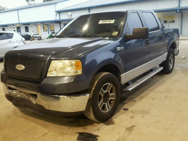 1FTRW12WX6FA74447 - 2006 FORD F150 SUPER GRAY photo 2