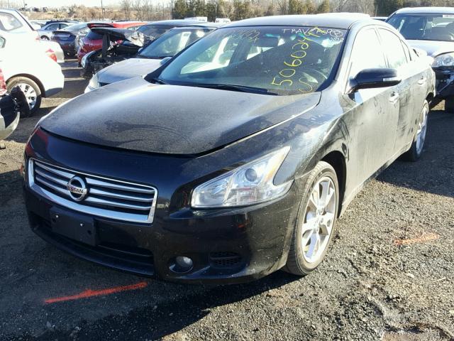 1N4AA5AP0CC821599 - 2012 NISSAN MAXIMA S BLACK photo 2