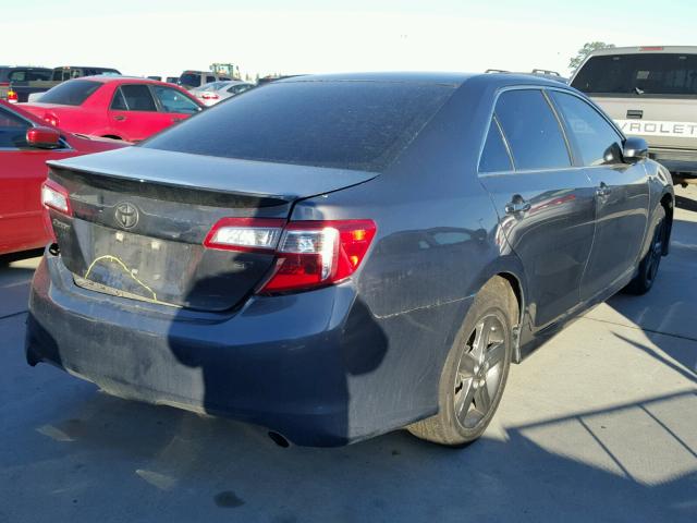 4T1BF1FK1DU226760 - 2013 TOYOTA CAMRY L GRAY photo 4