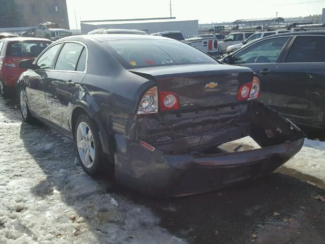 1G1ZA5E16BF145863 - 2011 CHEVROLET MALIBU LS BLACK photo 3