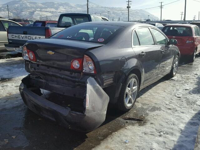 1G1ZA5E16BF145863 - 2011 CHEVROLET MALIBU LS BLACK photo 4