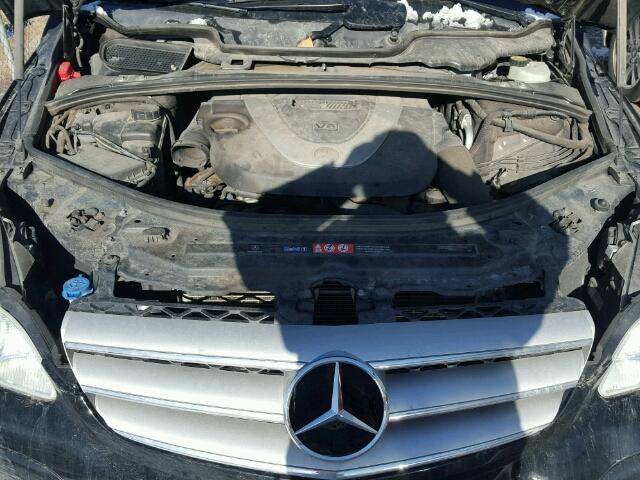 4JGCB65E77A036430 - 2007 MERCEDES-BENZ R 350 BLACK photo 7