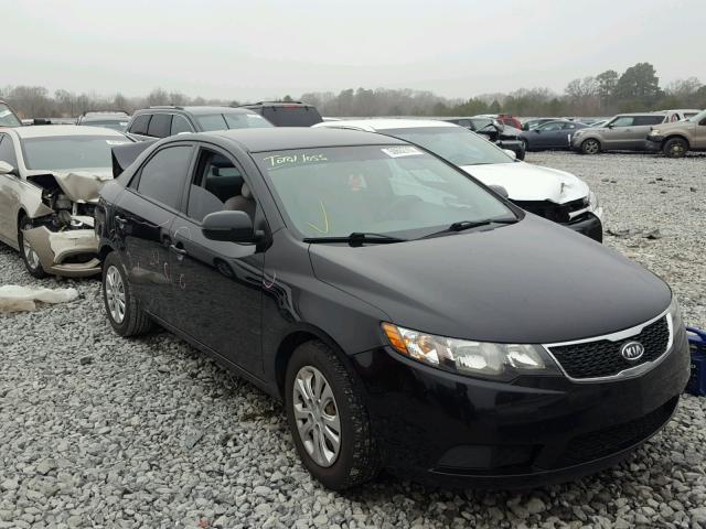 KNAFU4A24C5493563 - 2012 KIA FORTE EX BLACK photo 1