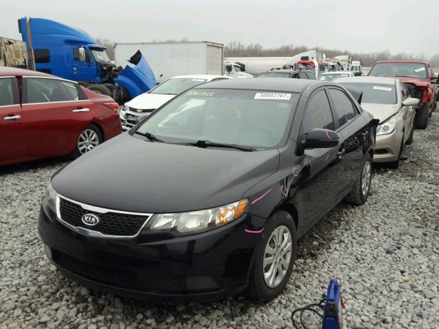 KNAFU4A24C5493563 - 2012 KIA FORTE EX BLACK photo 2