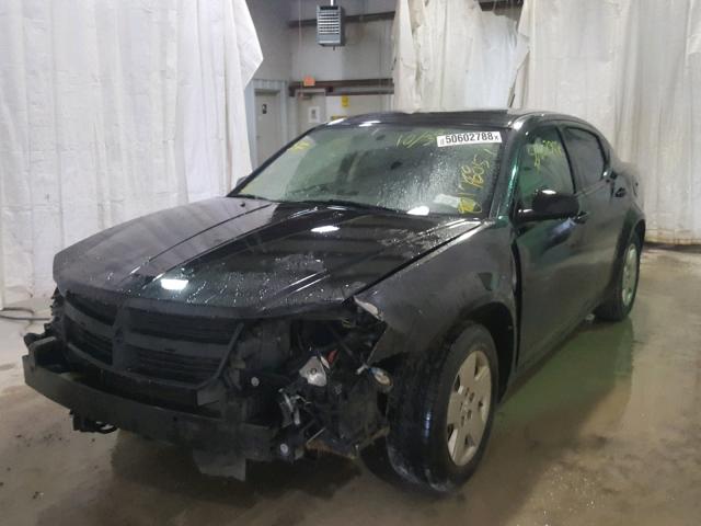 1B3CC4FB7AN215322 - 2010 DODGE AVENGER SX BLACK photo 2