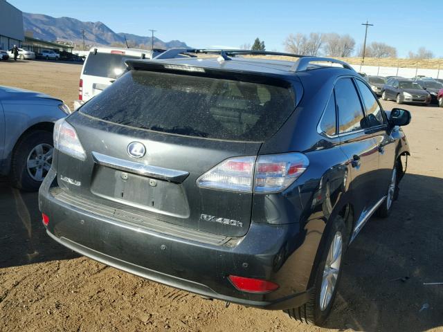 JTJBC1BA6A2011454 - 2010 LEXUS RX 450 BLACK photo 4