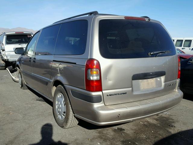 1GNDX03E52D103325 - 2002 CHEVROLET VENTURE TAN photo 3