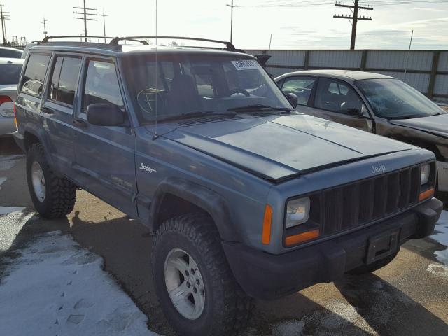 1J4FJ68SXWL111270 - 1998 JEEP CHEROKEE S BLUE photo 1