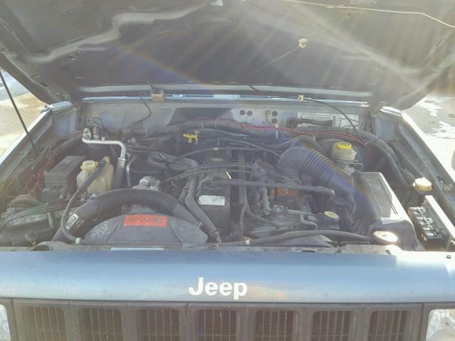 1J4FJ68SXWL111270 - 1998 JEEP CHEROKEE S BLUE photo 7