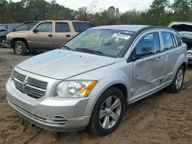 1B3CB4HA0AD665424 - 2010 DODGE CALIBER SX SILVER photo 2