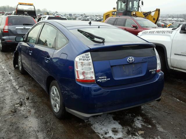 JTDKB20UX87781341 - 2008 TOYOTA PRIUS BLUE photo 3