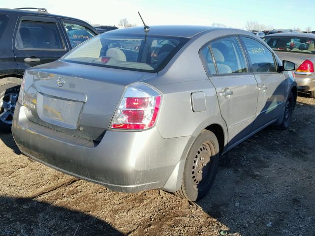 3N1AB61E98L734066 - 2008 NISSAN SENTRA 2.0 GRAY photo 4