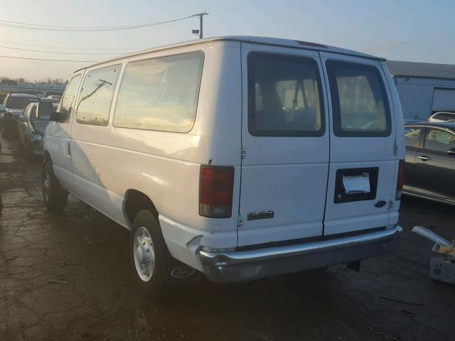 1FMNE11L37DA06783 - 2007 FORD ECONOLINE WHITE photo 3