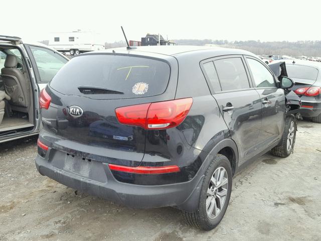 KNDPBCAC6F7792626 - 2015 KIA SPORTAGE L BLACK photo 4