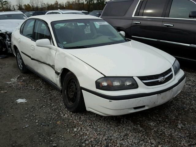 2G1WF52E259240851 - 2005 CHEVROLET IMPALA WHITE photo 1