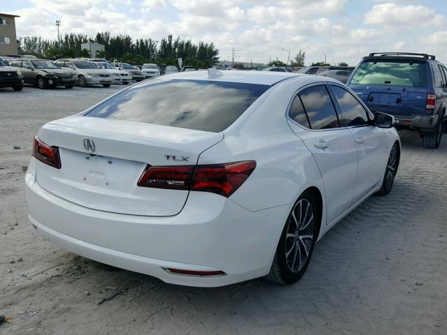 19UUB2F34GA002686 - 2016 ACURA TLX WHITE photo 4