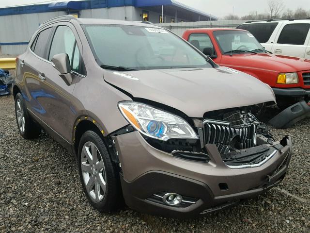 KL4CJDSB8EB613098 - 2014 BUICK ENCORE PRE BROWN photo 1