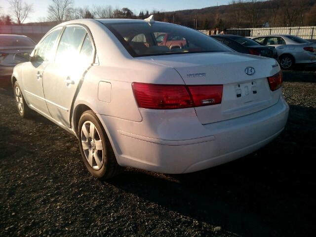 5NPET4AC7AH589467 - 2010 HYUNDAI SONATA GLS WHITE photo 3