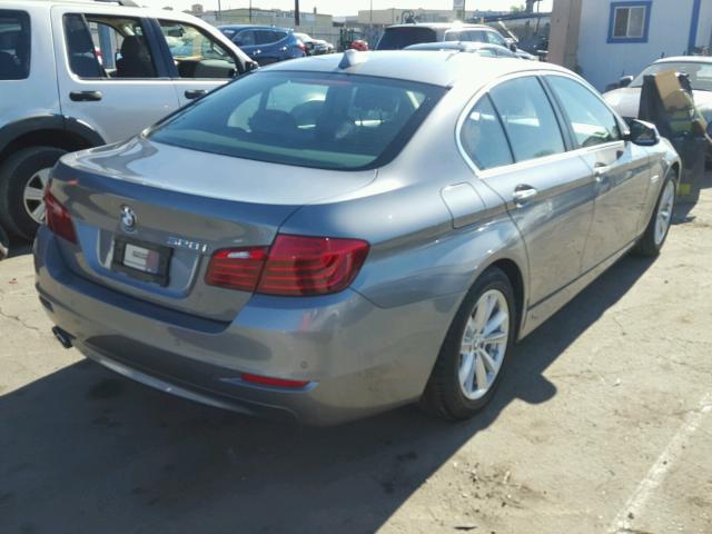 WBA5A5C55ED503849 - 2014 BMW 528 I GRAY photo 4