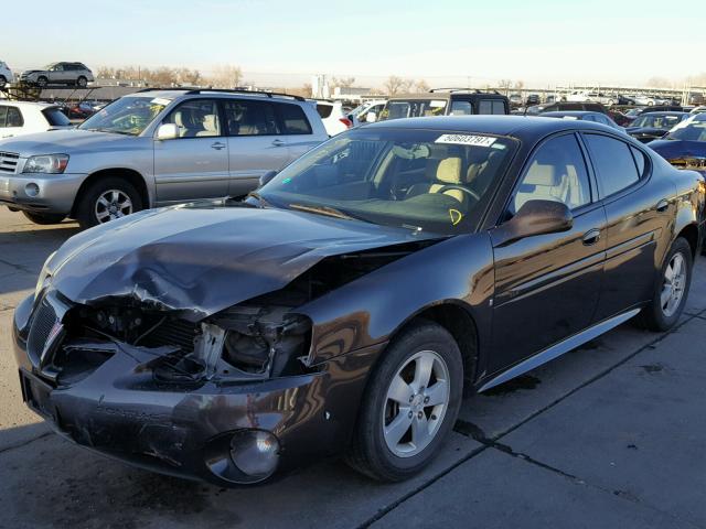 2G2WP552681137879 - 2008 PONTIAC GRAND PRIX BROWN photo 2