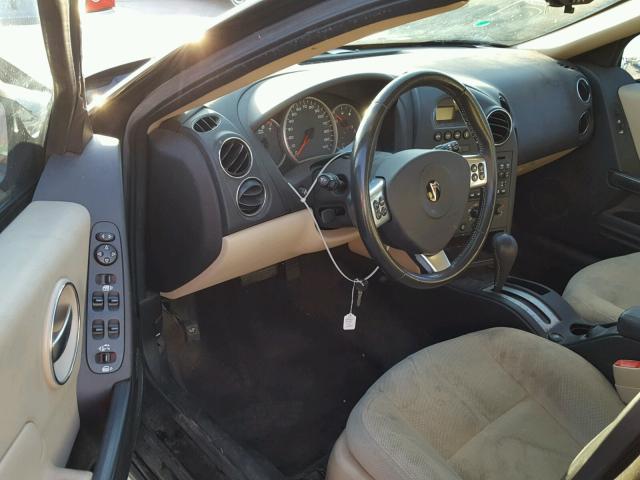 2G2WP552681137879 - 2008 PONTIAC GRAND PRIX BROWN photo 9