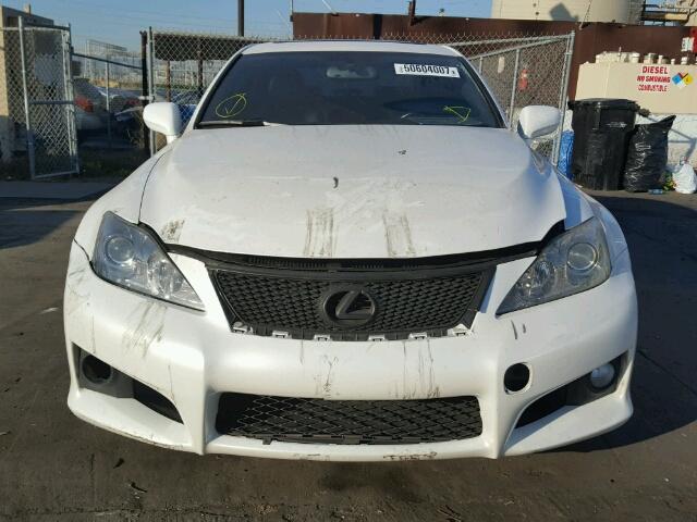 JTHBP262085004524 - 2008 LEXUS IS-F WHITE photo 9