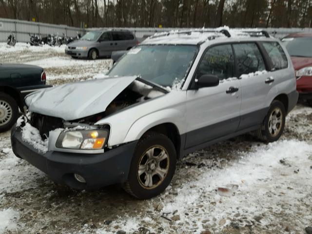 JF1SG63603H740344 - 2003 SUBARU FORESTER 2 SILVER photo 2