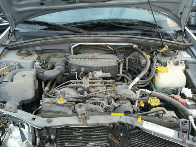 JF1SG63603H740344 - 2003 SUBARU FORESTER 2 SILVER photo 7