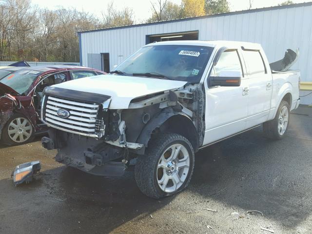 1FTFW1E61BFA69341 - 2011 FORD F150 SUPER WHITE photo 2