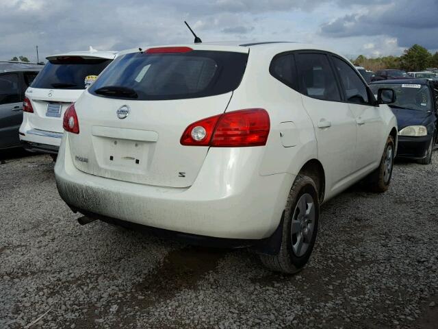 JN8AS58T19W051760 - 2009 NISSAN ROGUE S WHITE photo 4