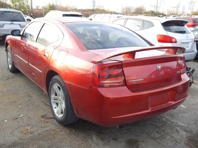 2B3KA53H36H479654 - 2006 DODGE CHARGER R/ RED photo 3