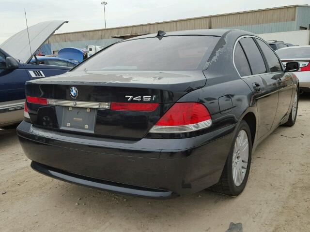 WBAGL63402DP50711 - 2002 BMW 745 I BLACK photo 4