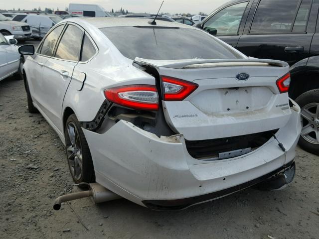 3FA6P0K94DR286366 - 2013 FORD FUSION TIT WHITE photo 3