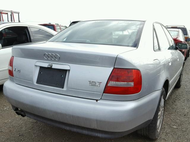 WAUDC68D01A129173 - 2001 AUDI A4 1.8T QU GRAY photo 4