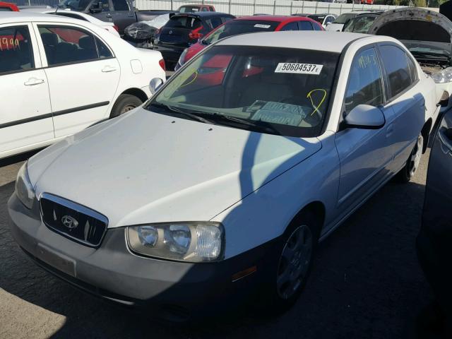 KMHDN45D63U612752 - 2003 HYUNDAI ELANTRA GL WHITE photo 2