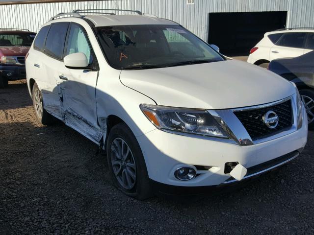 5N1AR2MN9FC677904 - 2015 NISSAN PATHFINDER WHITE photo 1