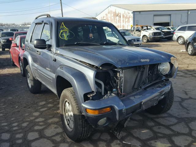 1J4GL58K22W284752 - 2002 JEEP LIBERTY LI BLUE photo 1