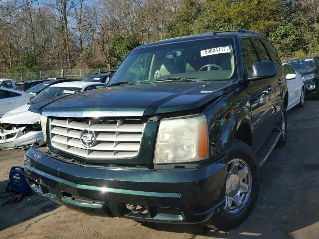 1GYEK63NX3R103074 - 2003 CADILLAC ESCALADE L GREEN photo 2