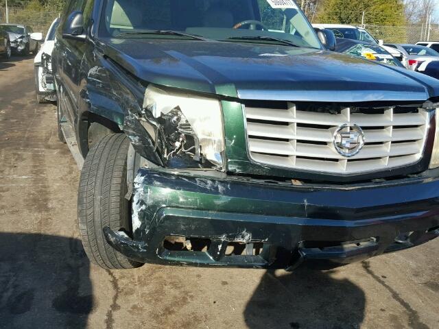 1GYEK63NX3R103074 - 2003 CADILLAC ESCALADE L GREEN photo 9