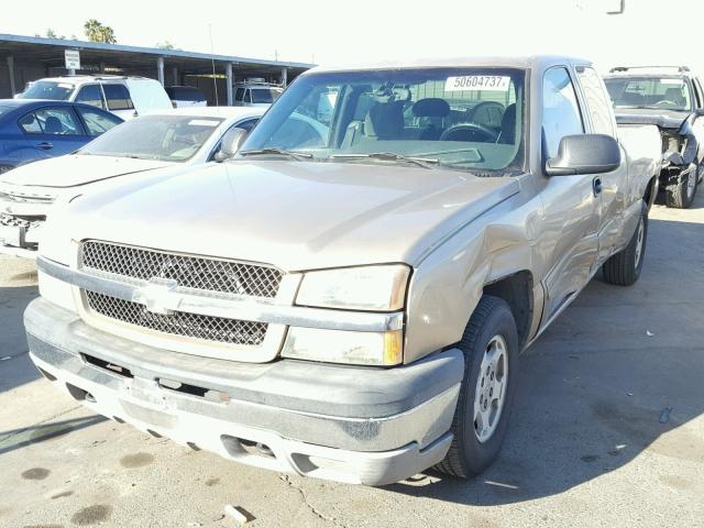 2GCEC19T541137381 - 2004 CHEVROLET SILVERADO TAN photo 2