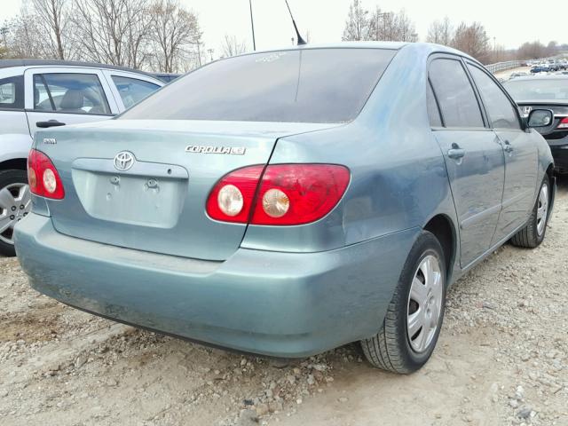 1NXBR32E45Z347464 - 2005 TOYOTA COROLLA CE GREEN photo 4