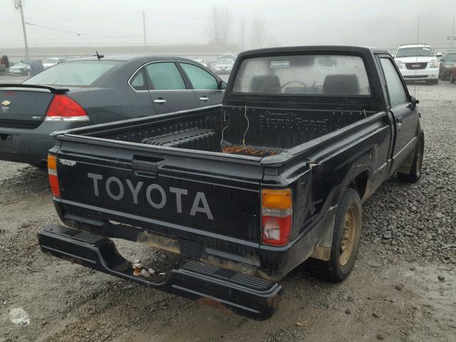 JT4RN50R2H0258097 - 1987 TOYOTA PICKUP 1/2 BLACK photo 4