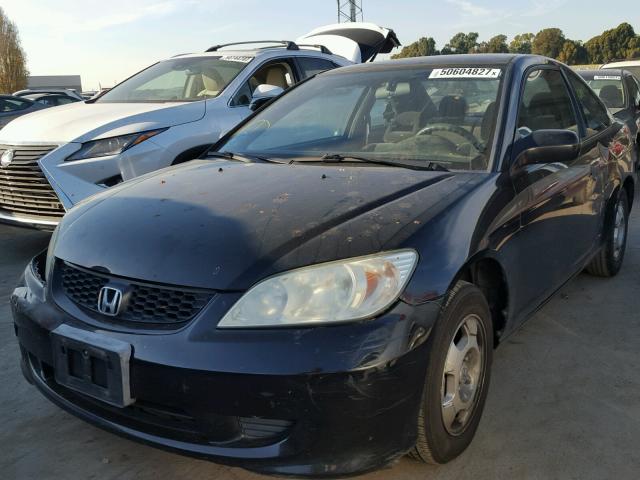 1HGEM21154L078812 - 2004 HONDA CIVIC DX V BLACK photo 2