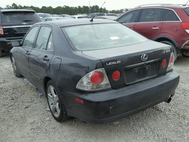 JTHBD182610017135 - 2001 LEXUS IS 300 BLACK photo 3