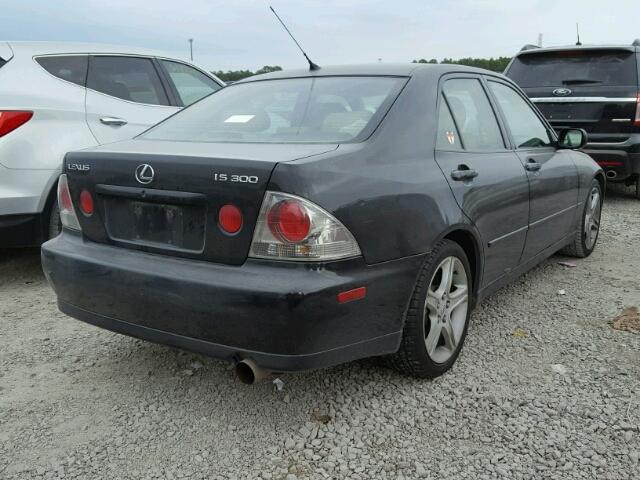 JTHBD182610017135 - 2001 LEXUS IS 300 BLACK photo 4