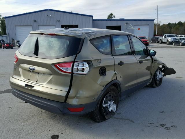 1FMCU0F70DUC98887 - 2013 FORD ESCAPE S GREEN photo 4