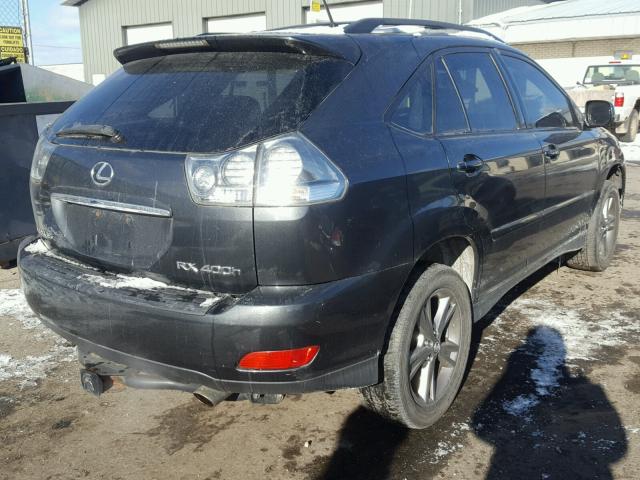 JTJHW31U360043855 - 2006 LEXUS RX 400 GRAY photo 4