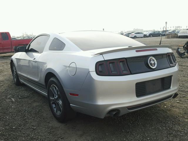1ZVBP8AM5E5229639 - 2014 FORD MUSTANG SILVER photo 3