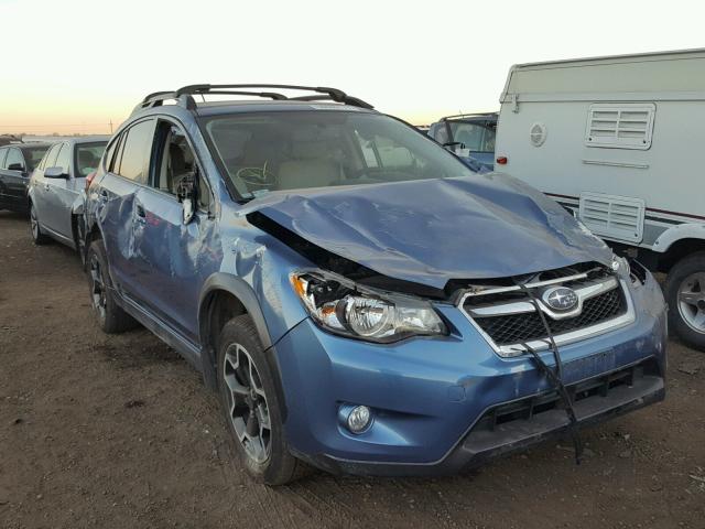 JF2GPACC0E8216821 - 2014 SUBARU XV CROSSTR BLUE photo 1