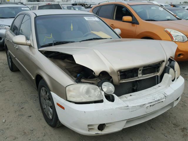 KNAGD126555418877 - 2005 KIA OPTIMA LX GOLD photo 1